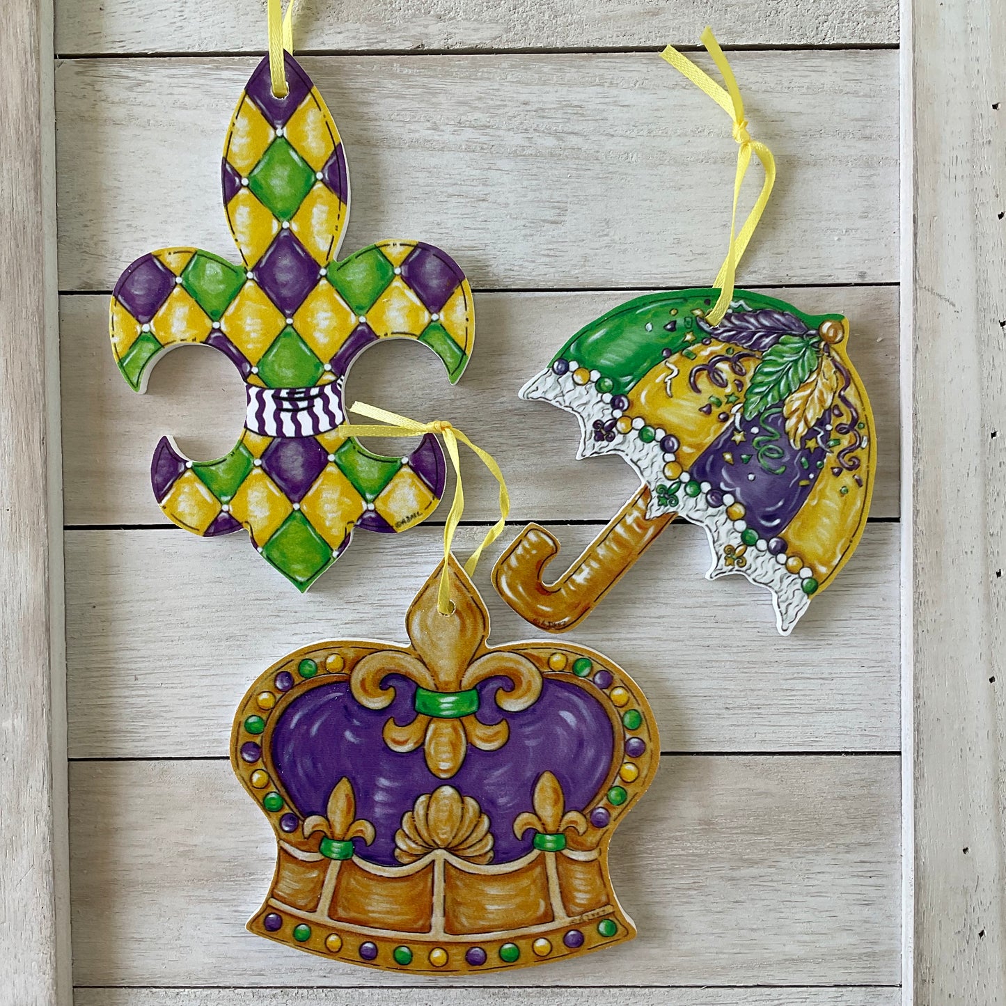 Louisiana Mardi Gras Ornament