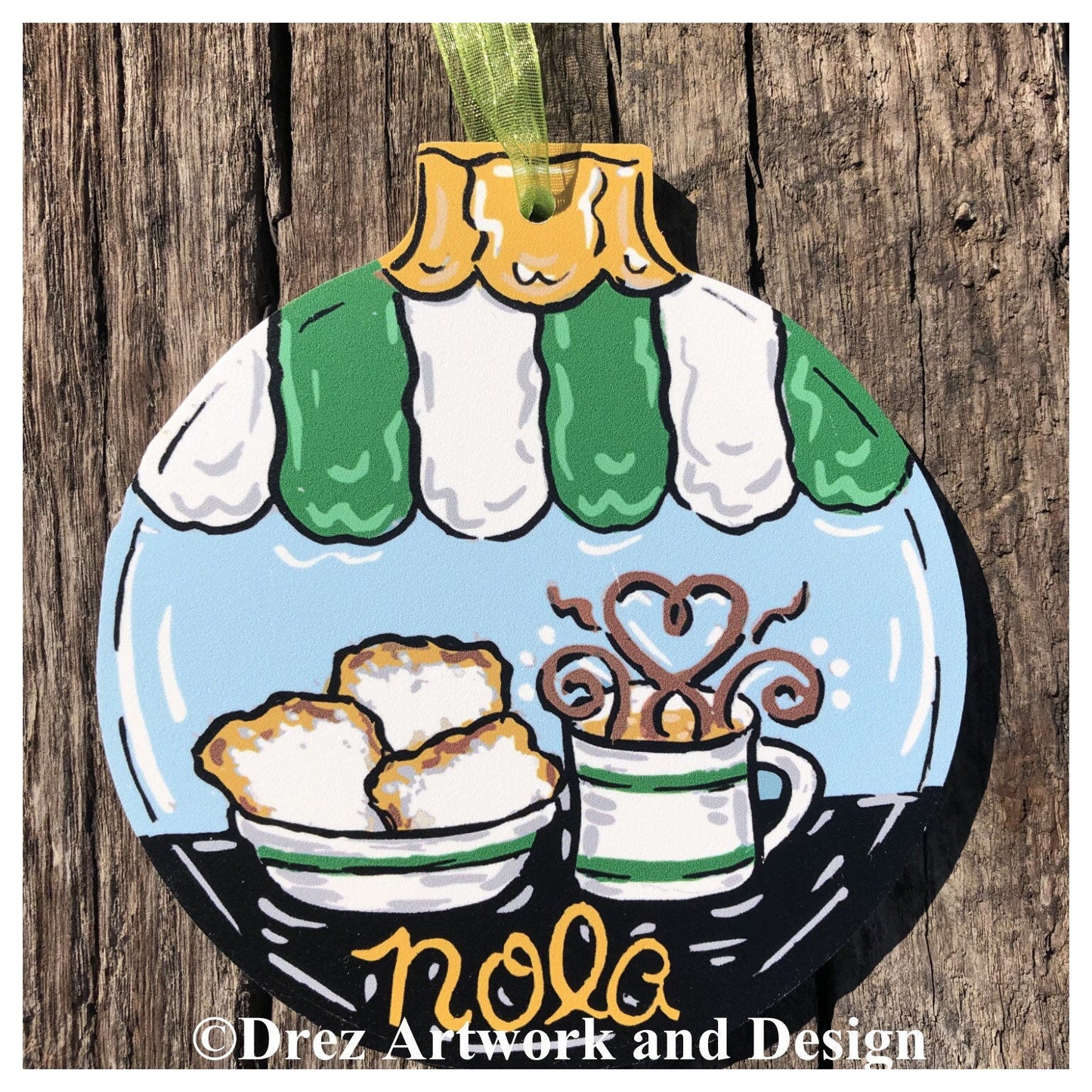 Beignet Ornament