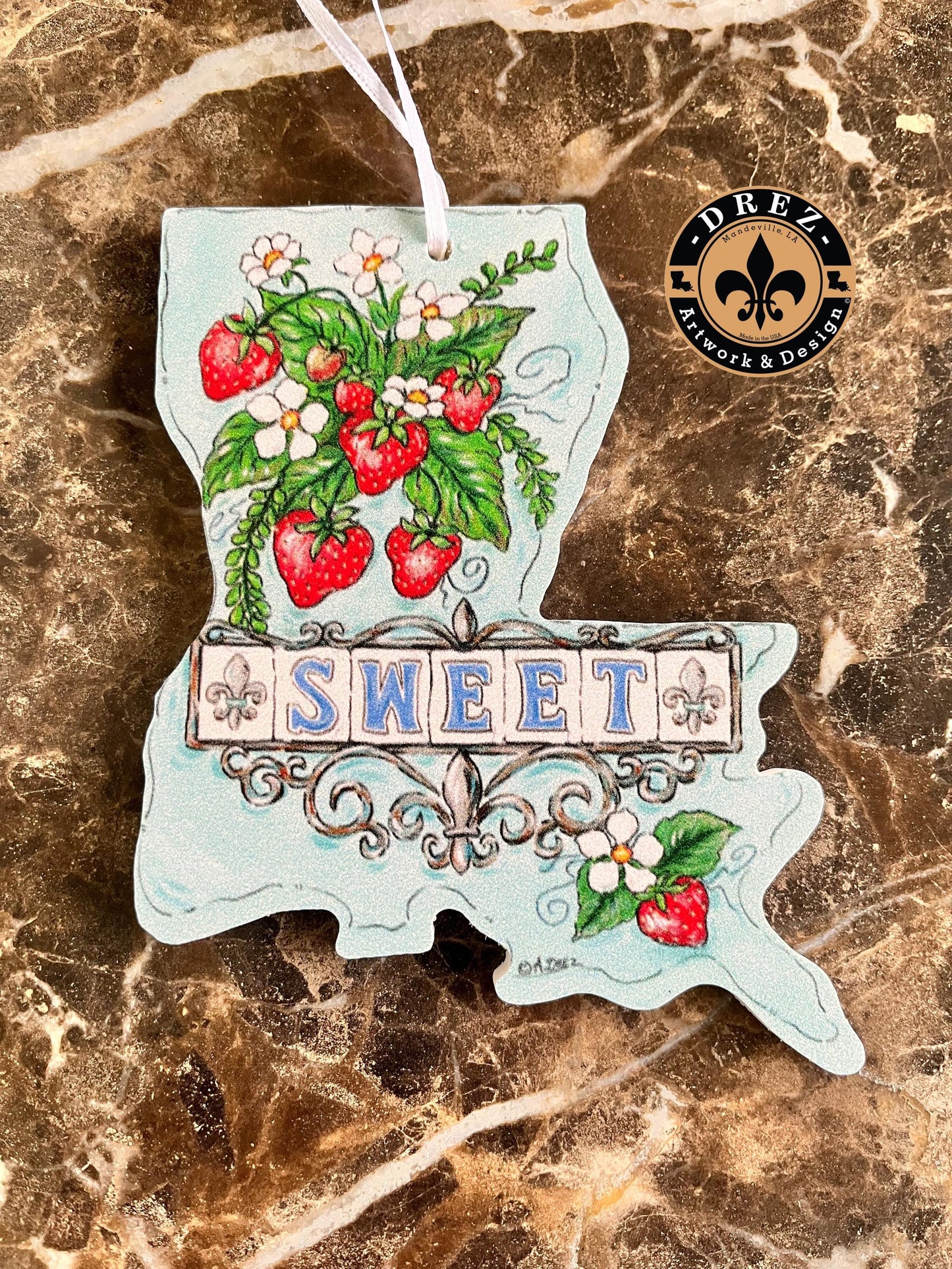 Louisiana Strawberry Festival Ornament