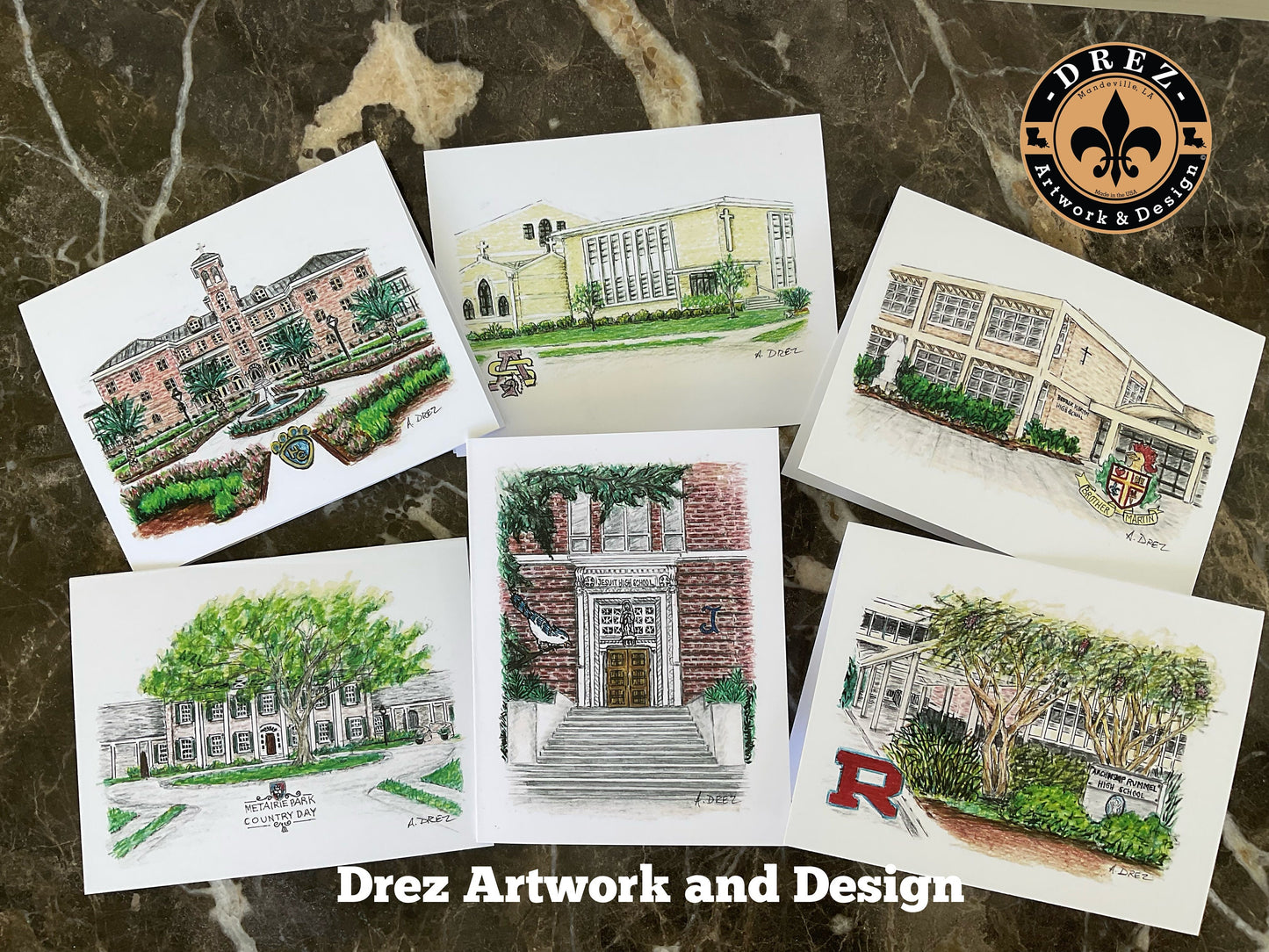 Sacred Heart High School Notecards