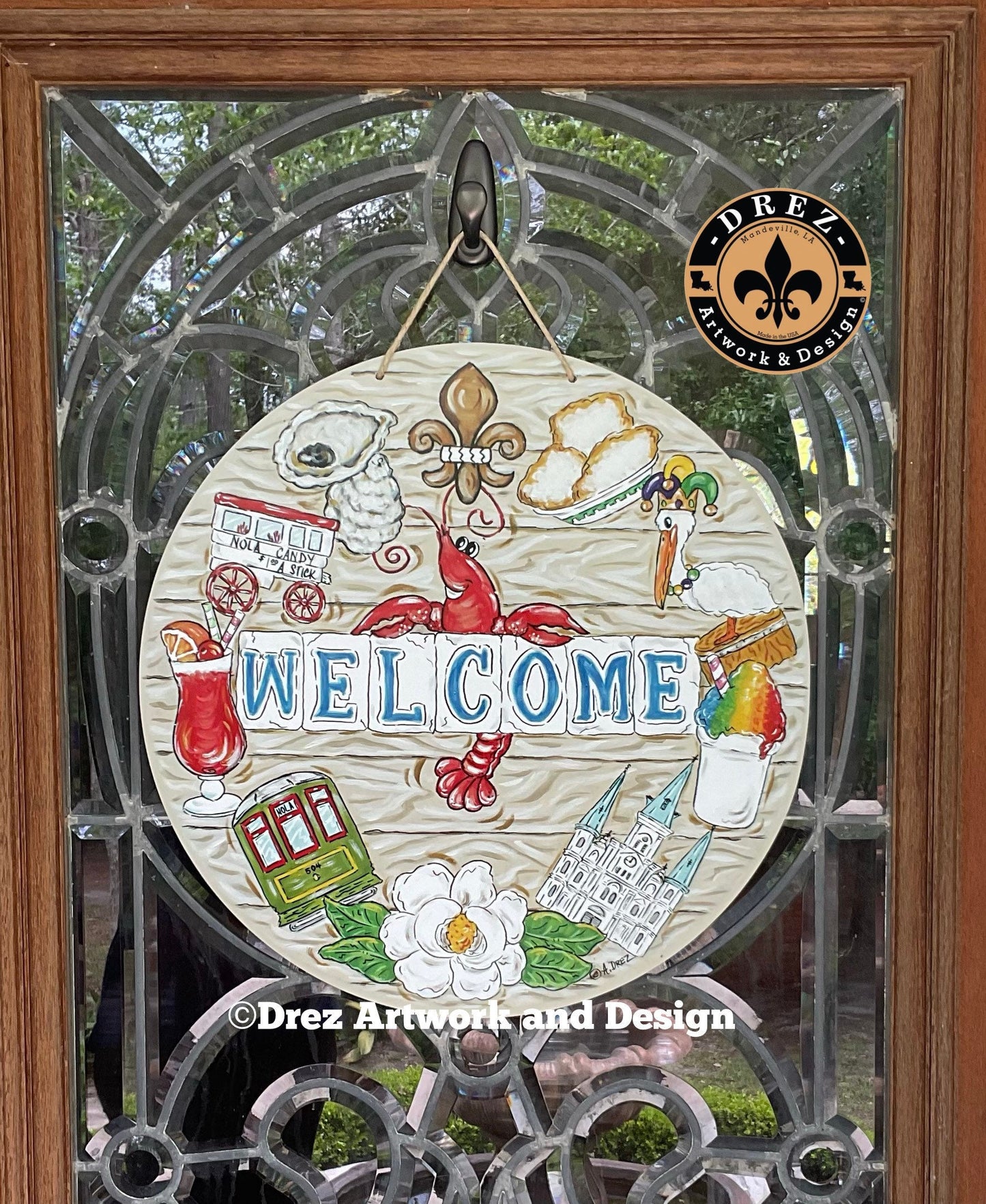 Nola Icon Door Hanger