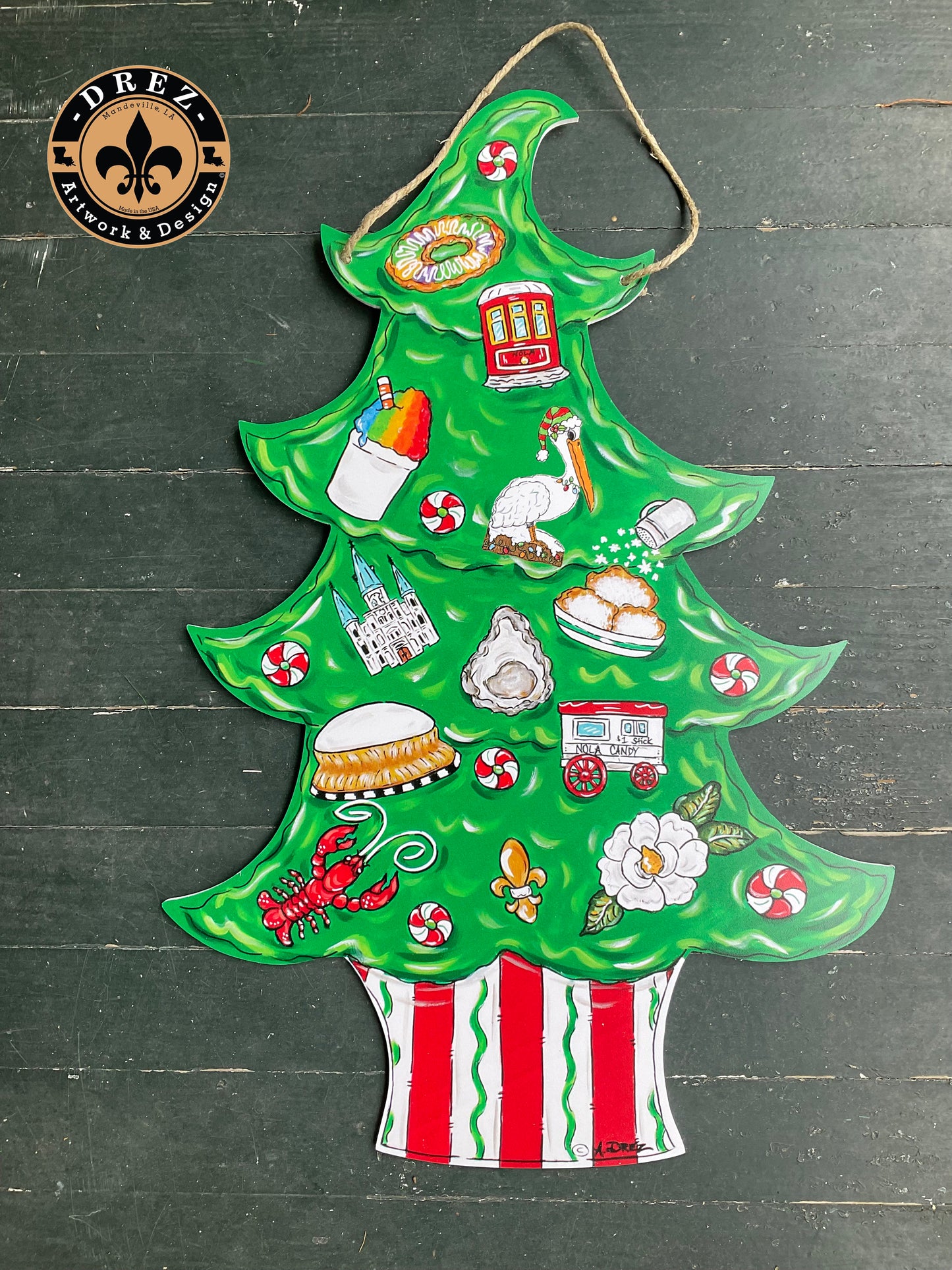 Christmas Tree Door Hanger