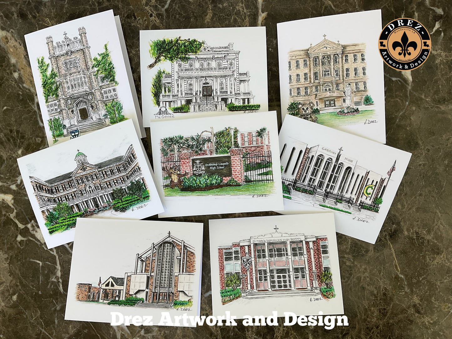Archbishop Rummel Note Cards