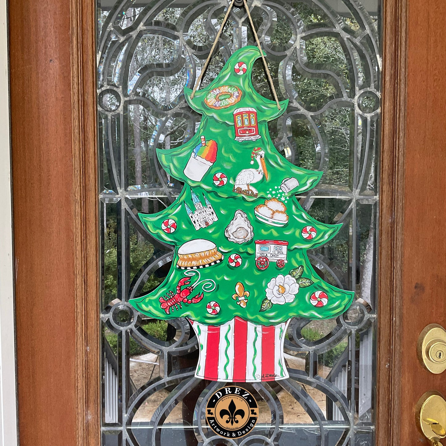 Christmas Tree Door Hanger