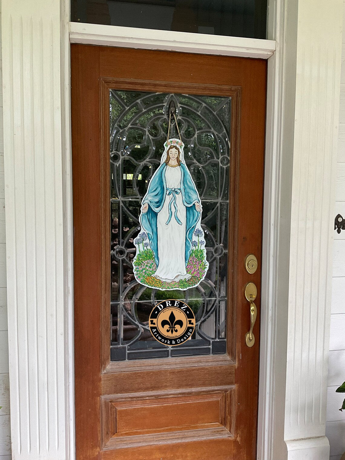 Blessed Mother Mary Door Hanger