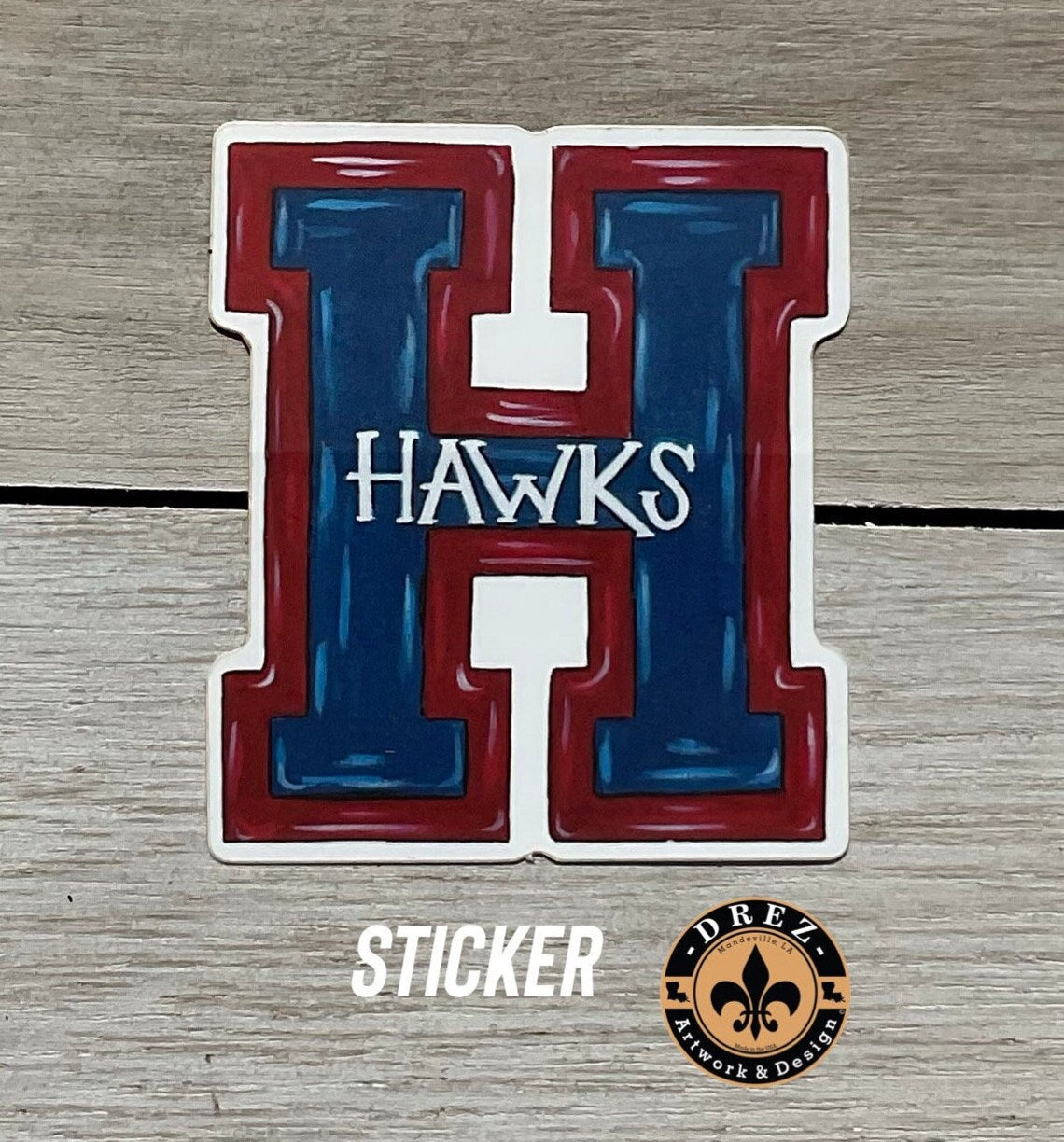Hannan High School Hawks "H" Sticker