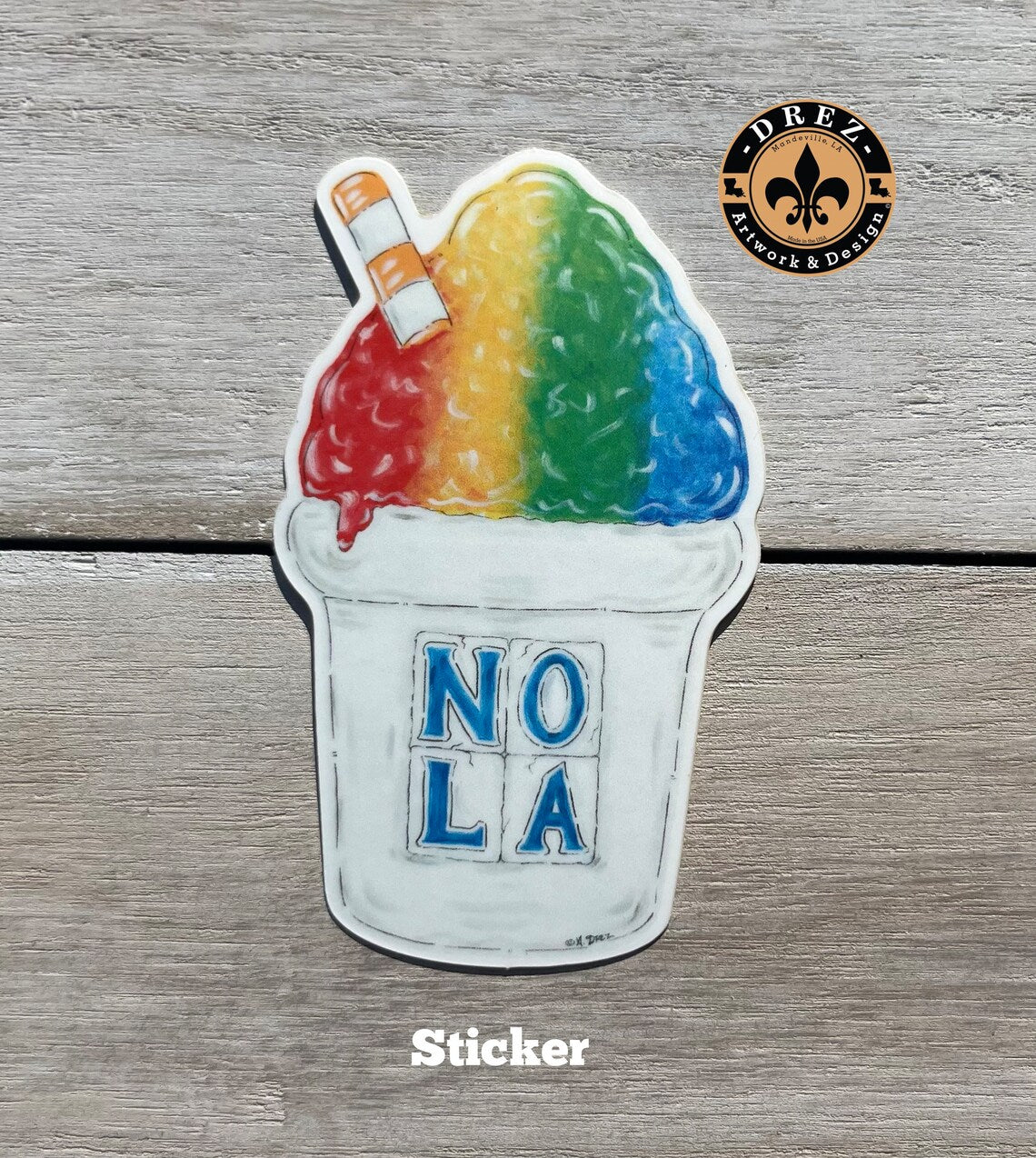 Snowball Nola Sticker