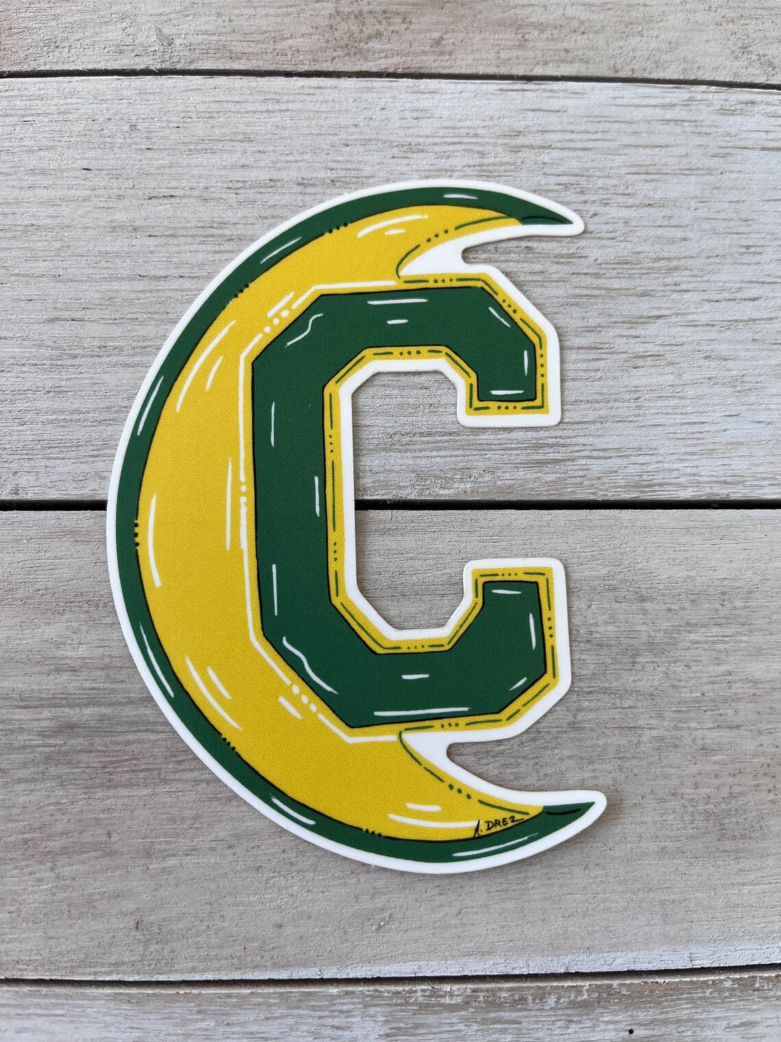 Cabrini High School Crescent Moon Sticker