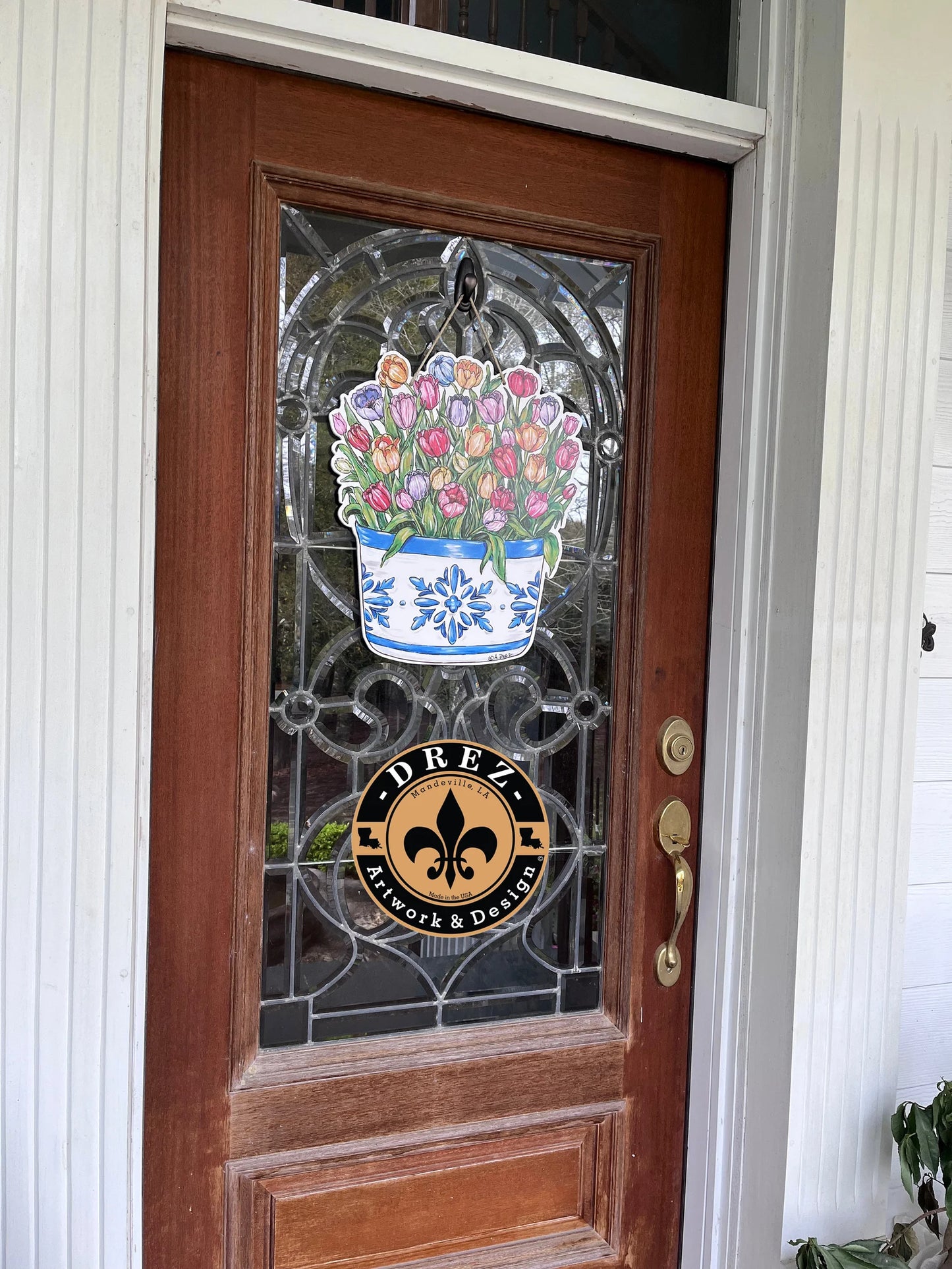 Tulip Flower Pot Door Hanger