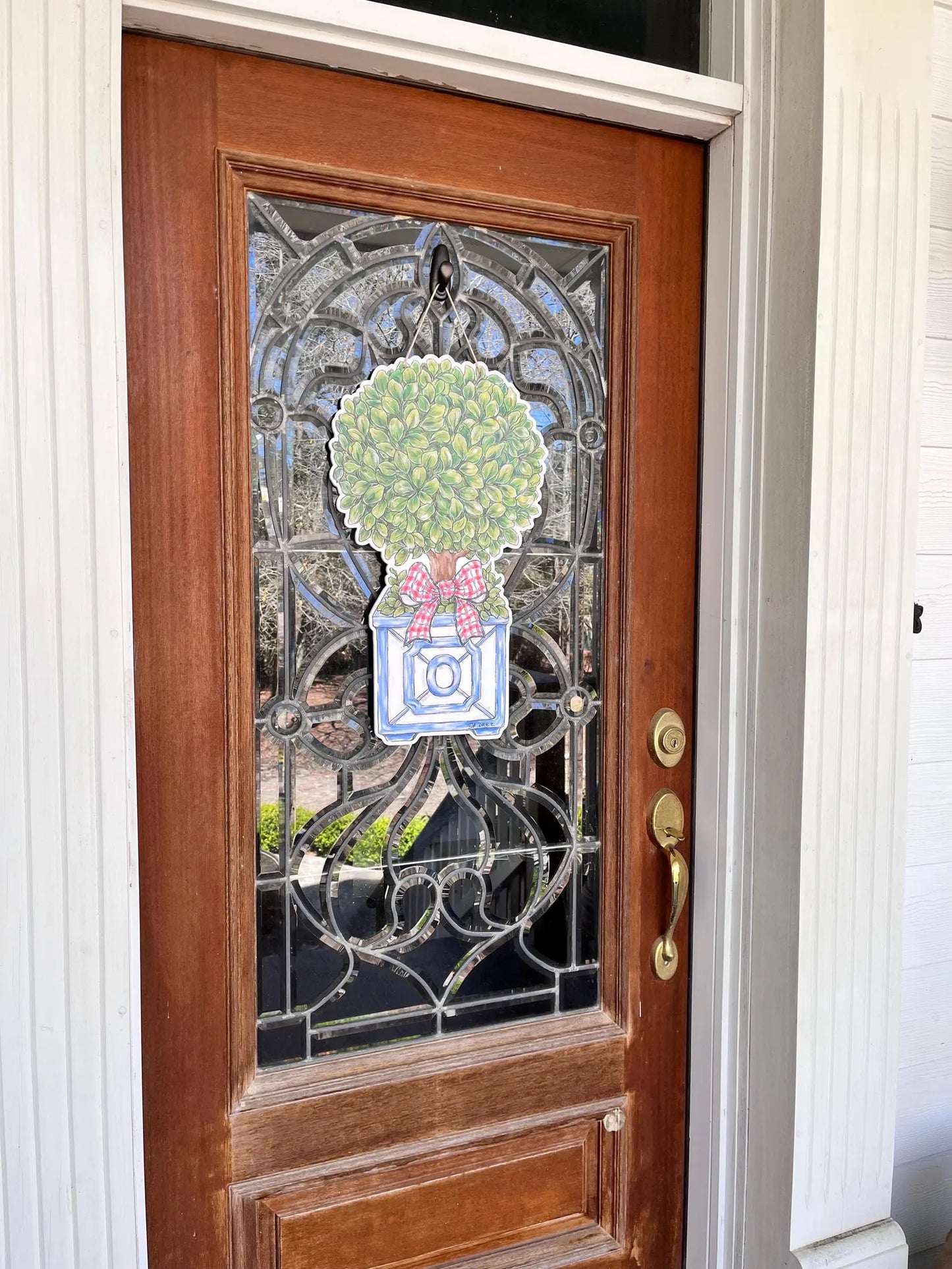 Topiary Door Hanger