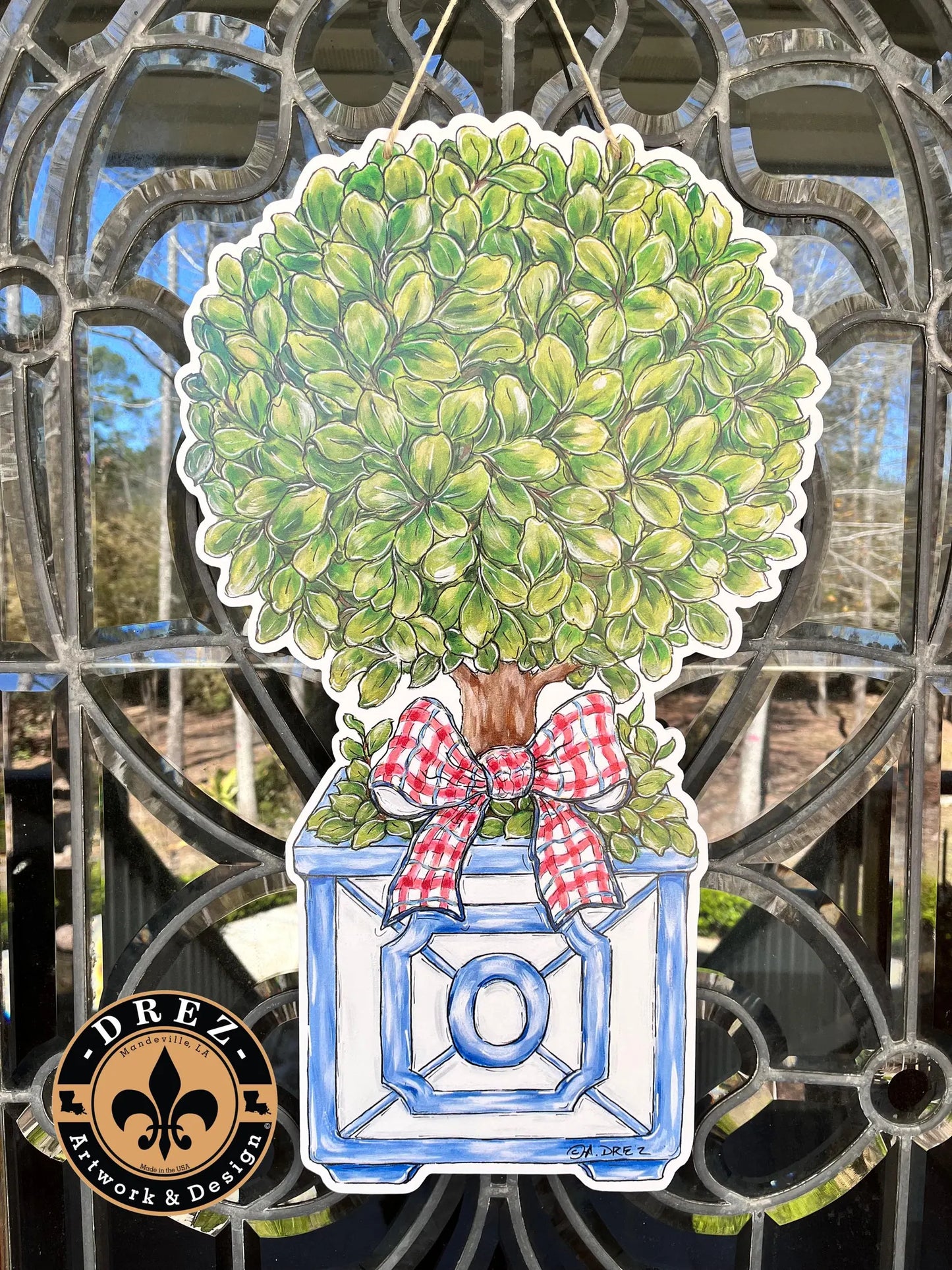 Topiary Door Hanger