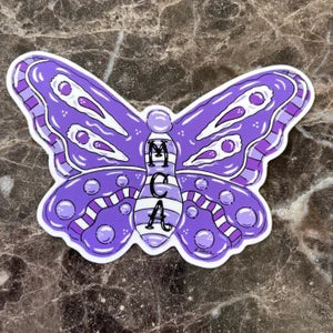 Butterfly- Mount Carmel Academy Sticker