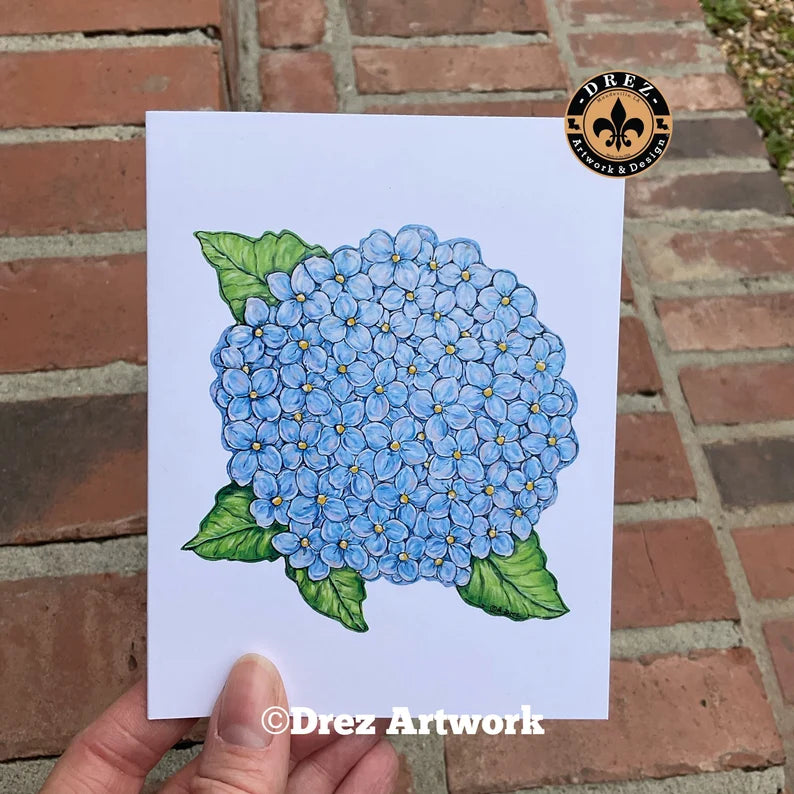 Hydrangea Notecards