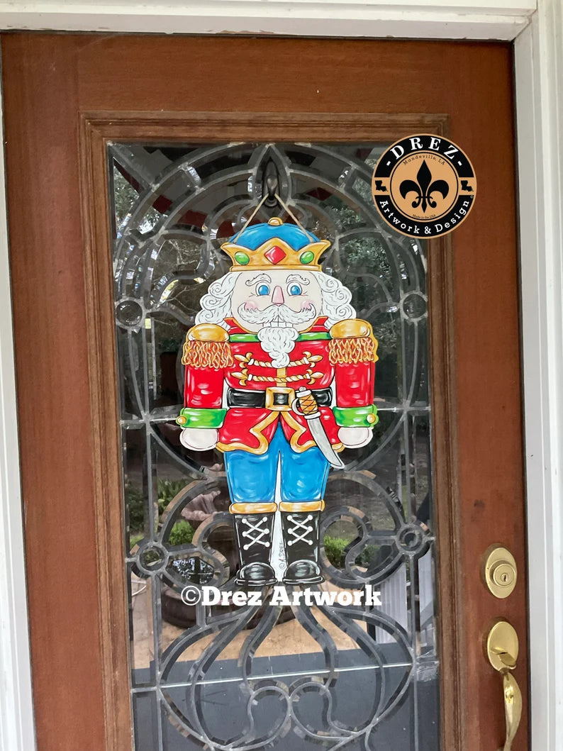 Christmas Nutcracker Door Hanger