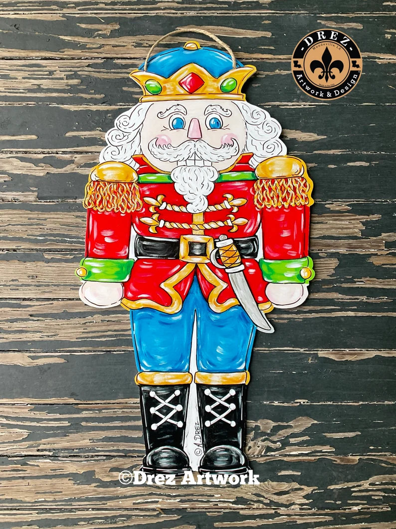 Christmas Nutcracker Door Hanger