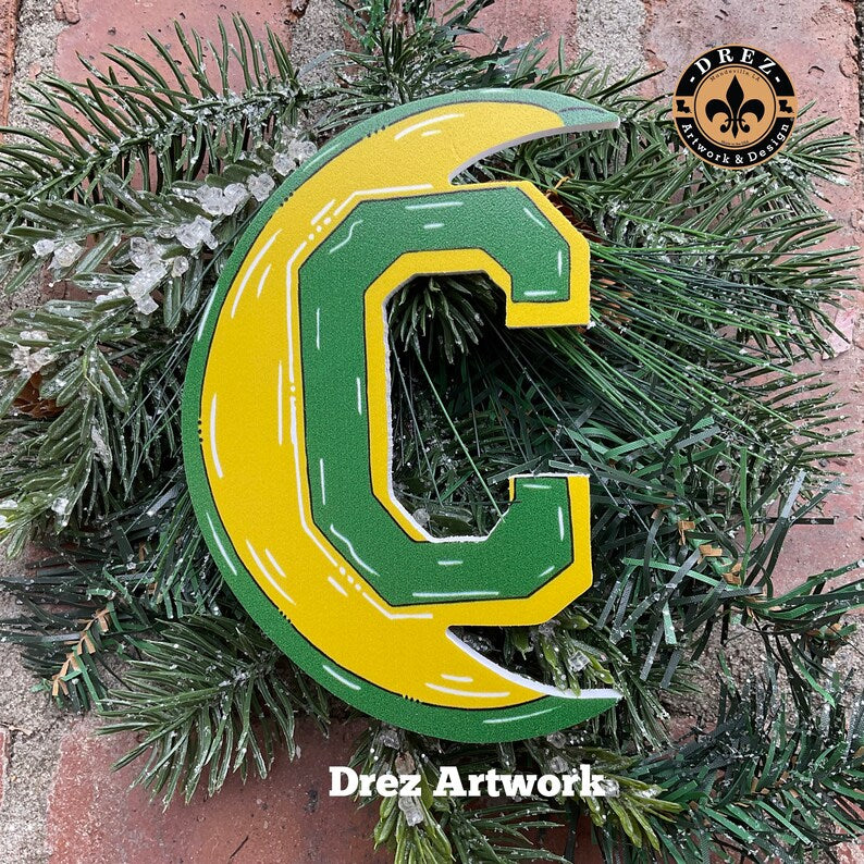 Cabrini High School Crescent Moon Ornament