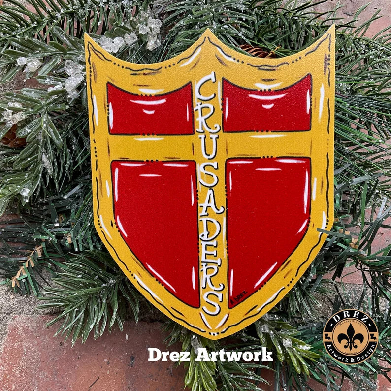 Brother Martin High School Shield Ornament