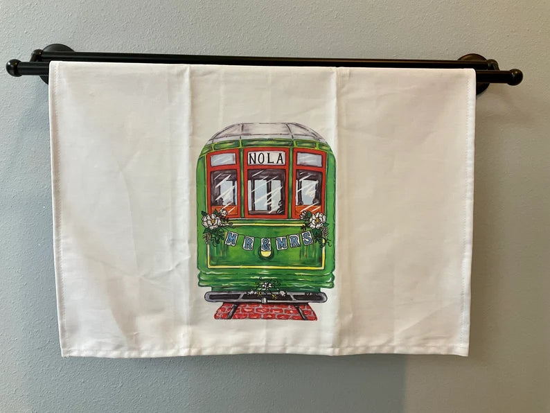 Streetcar Mr. & Mrs. Tea Towel