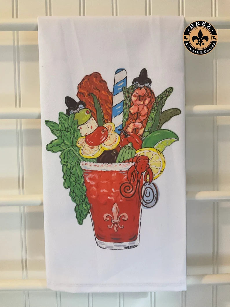Bloody Mary Tea Towel