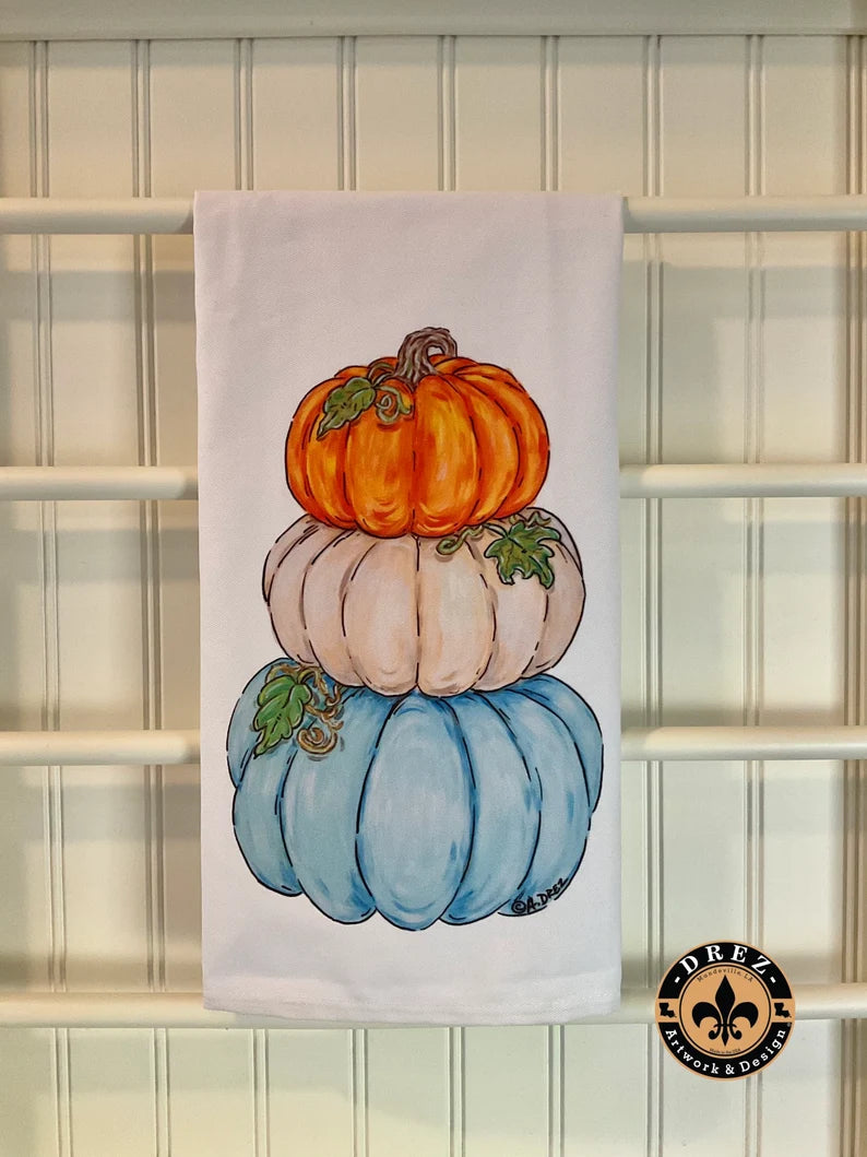Pumpkin Triple Stack Tea Towel
