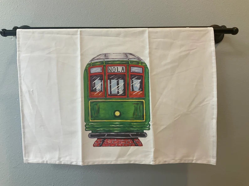 Streetcar Nola Tea Towel