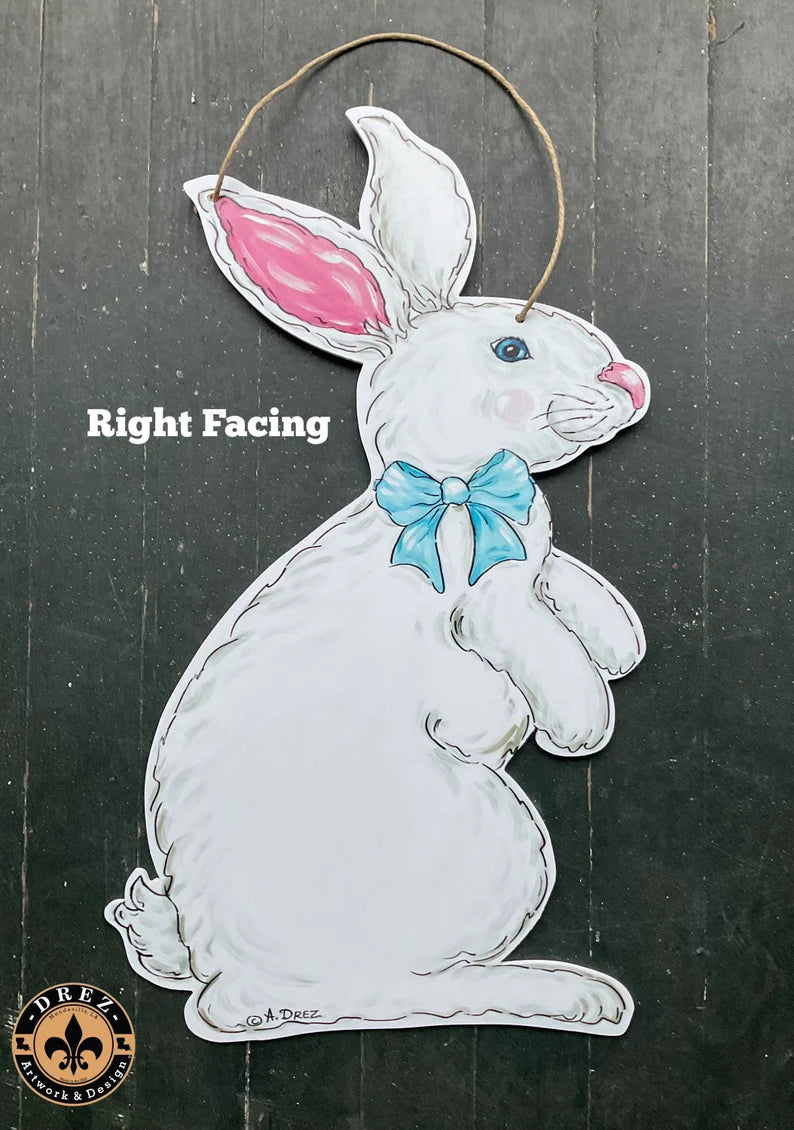 Easter Bunny Rabbit Door Hanger