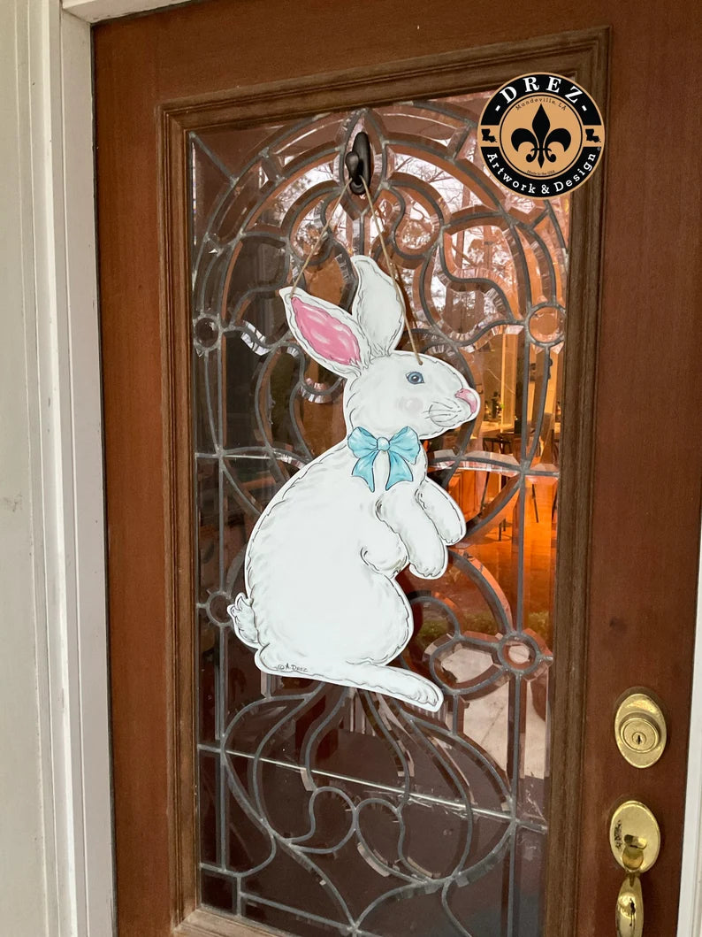 Easter Bunny Rabbit Door Hanger