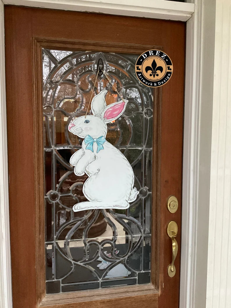 Easter Bunny Rabbit Door Hanger