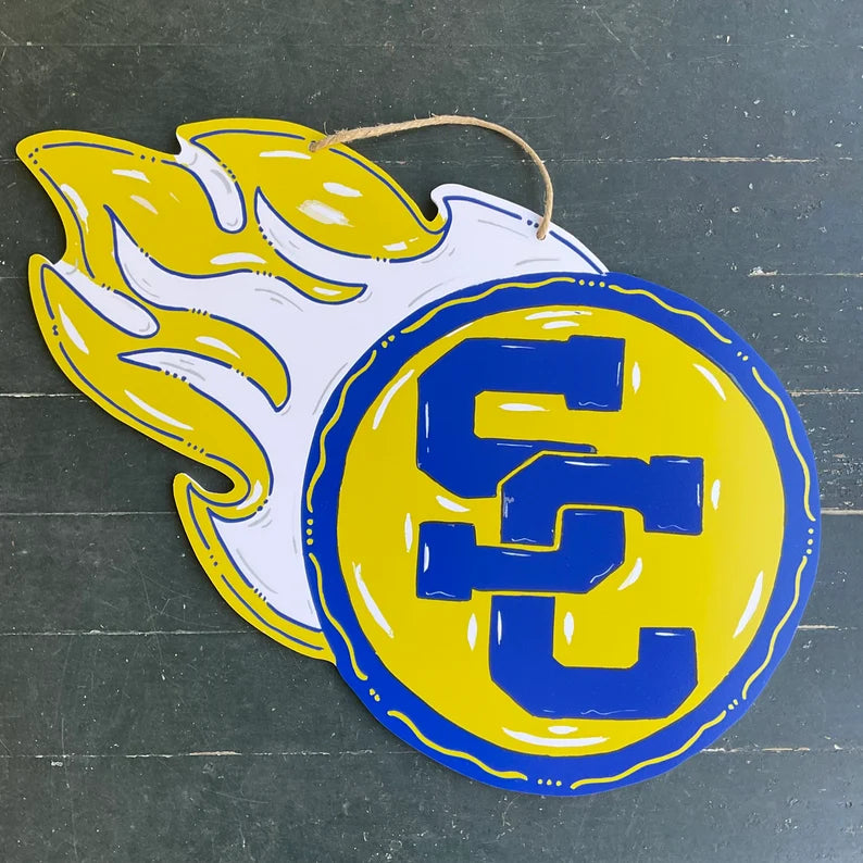 St. Charles High School Comets Door Hanger