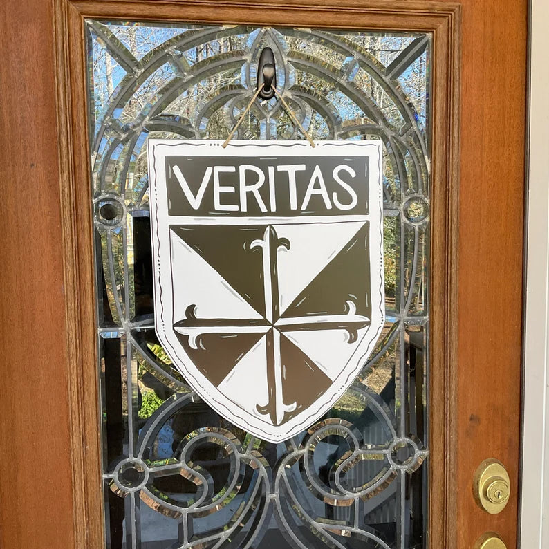 Dominican High School Crest Door Hanger