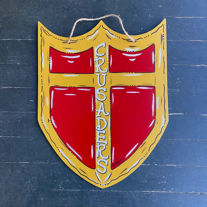 Brother Martin High School Shield Door Hanger