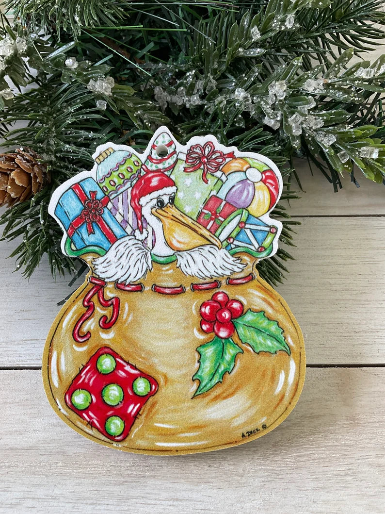 Christmas Santa Sack Ornament
