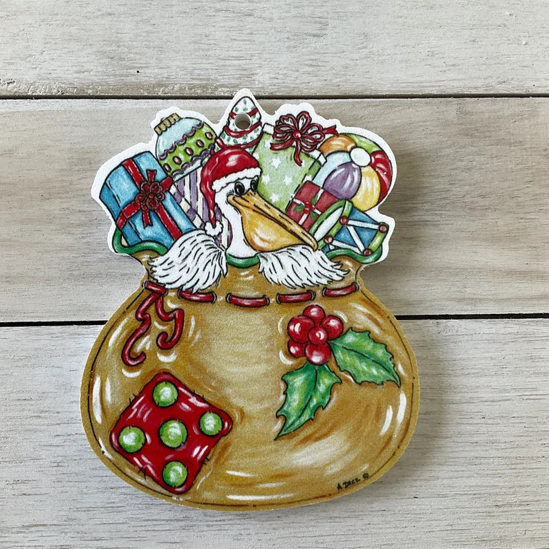 Christmas Santa Sack Ornament