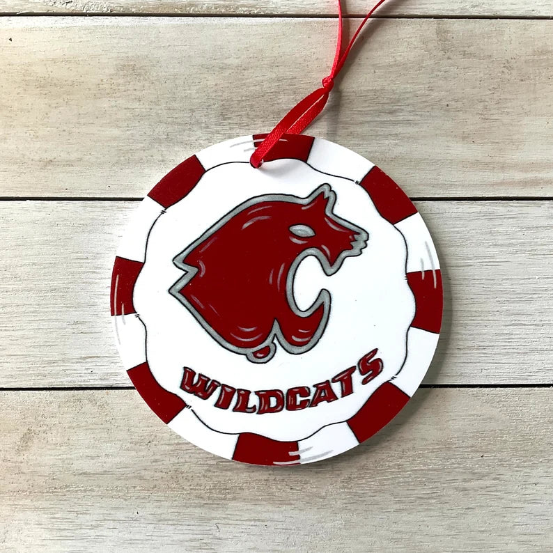 Destrehan Wildcats Ornament