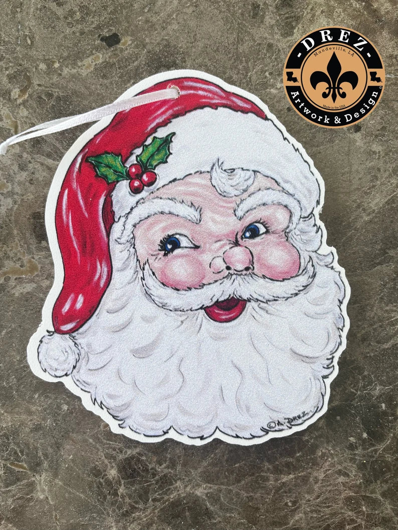 Santa Face Ornament