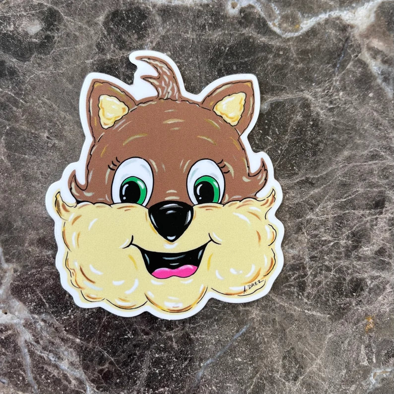 Chapelle High School Chipmunk Sticker
