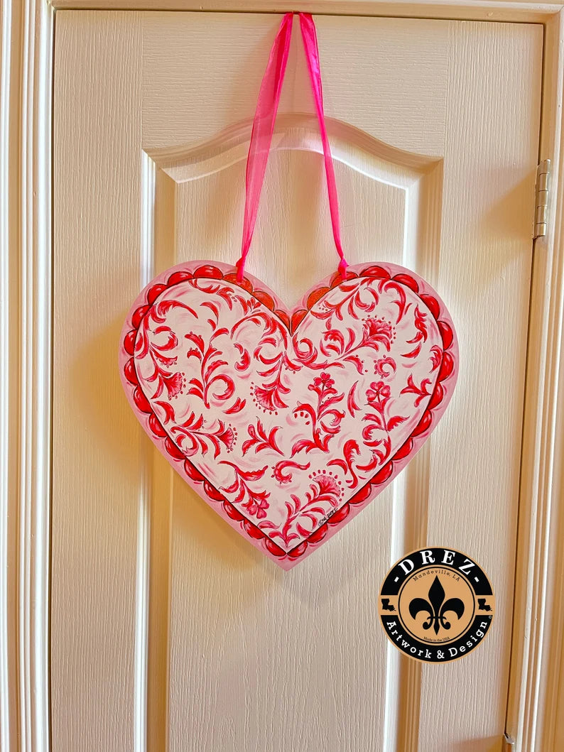 Valentine Heart Door Hanger