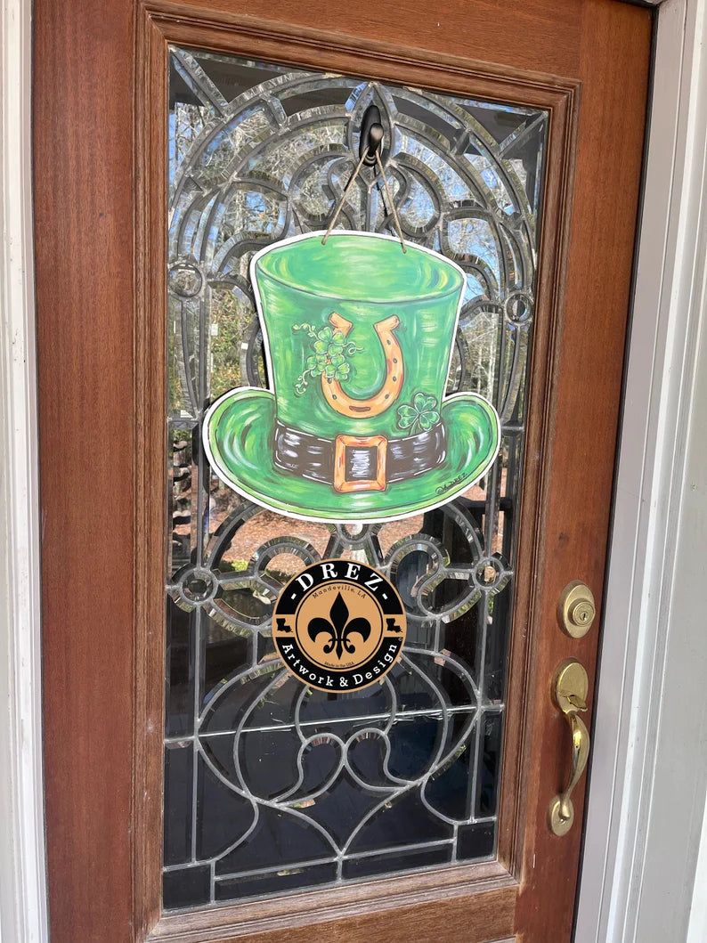 St. Patties Day Hat Door Hanger