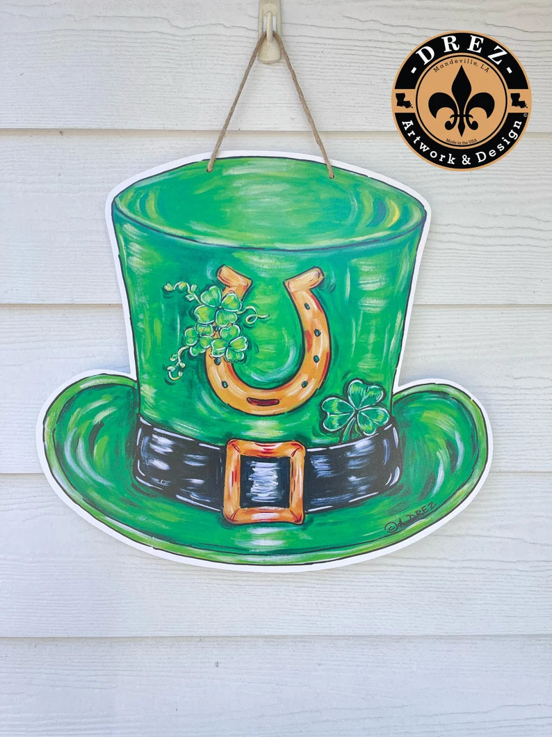 St. Patties Day Hat Door Hanger