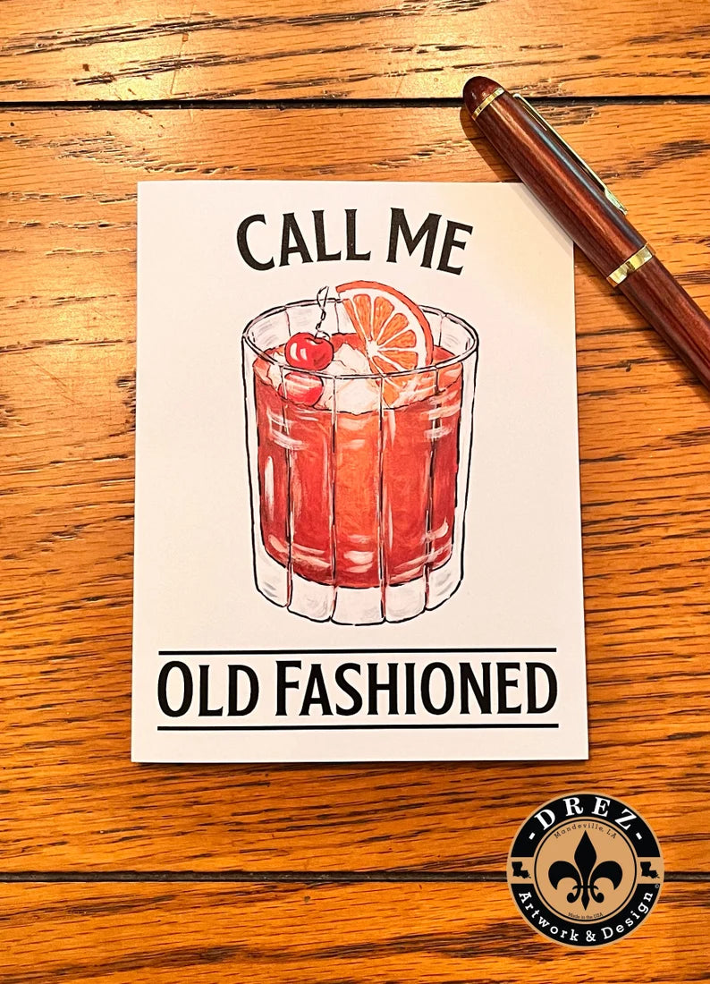 Call Me Old Fashioned Notecards