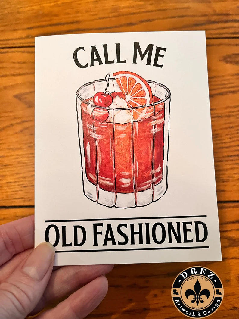 Call Me Old Fashioned Notecards
