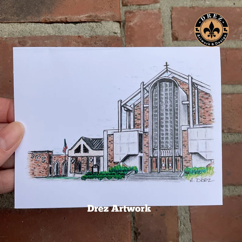 St. Catherine of Sienna Church Notecards