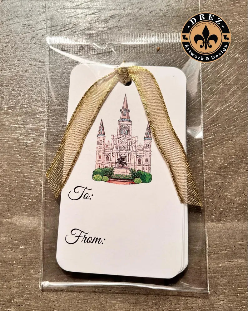 St. Louis Cathedral Gift Tags