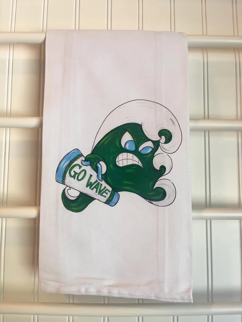 Go Wave Tea Towel