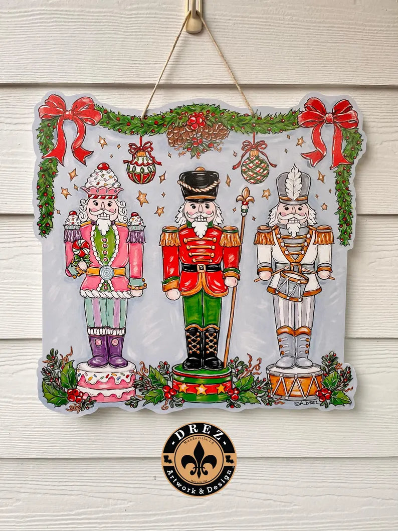 Nutcracker Trio Door Hanger