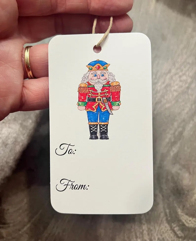 Christmas Nutcracker Gift Tags