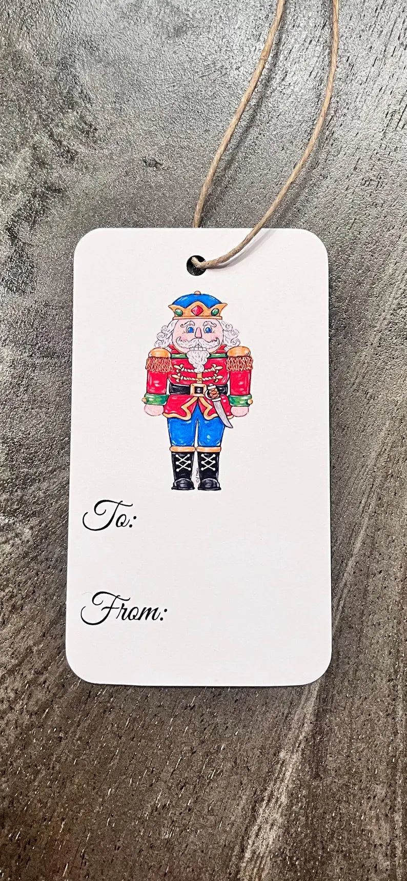 Christmas Nutcracker Gift Tags