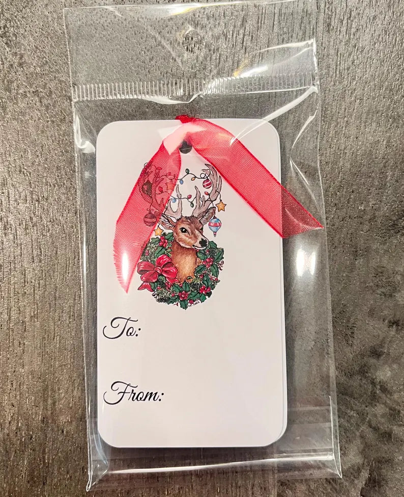 Christmas Deer Gift Tags