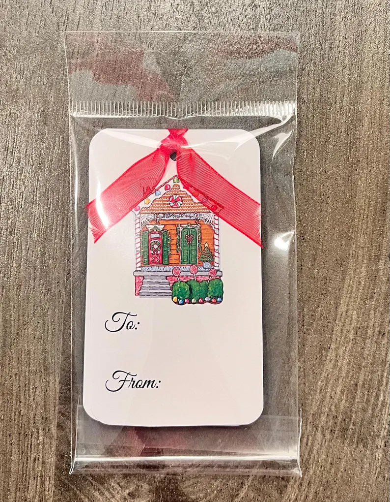 Gingerbread House Gift Tags