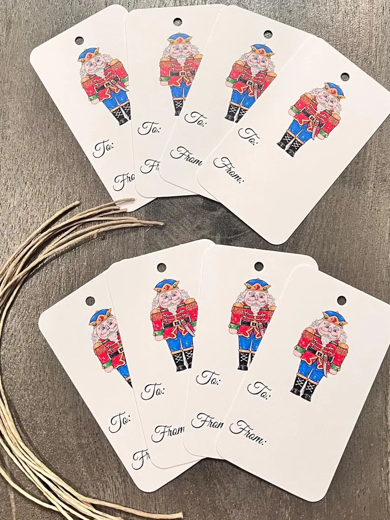 Christmas Nutcracker Gift Tags
